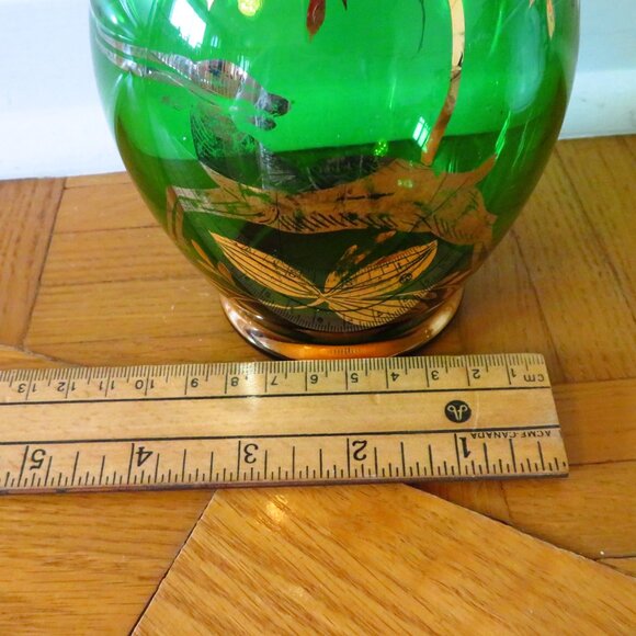 Vintage Italy Green Glass Decanter - Picture 9 of 9